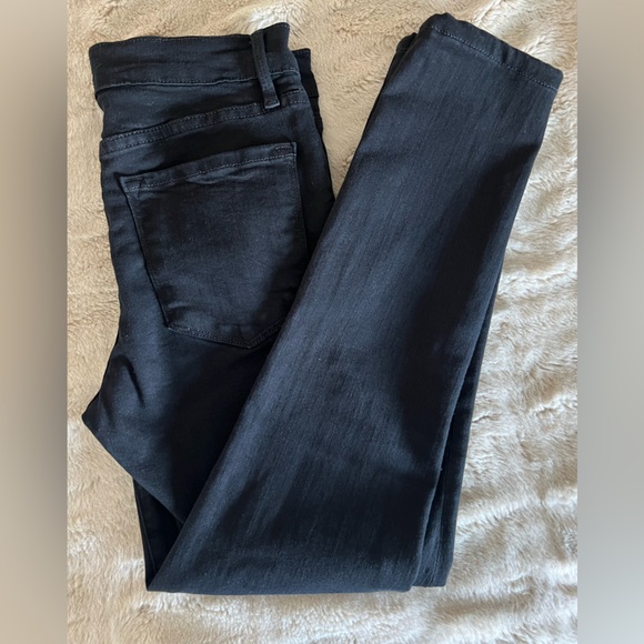 Frame Denim Denim - Frame Le Skinny de Jeans Stretch Denim Mid-rise Black Women’s size 26
